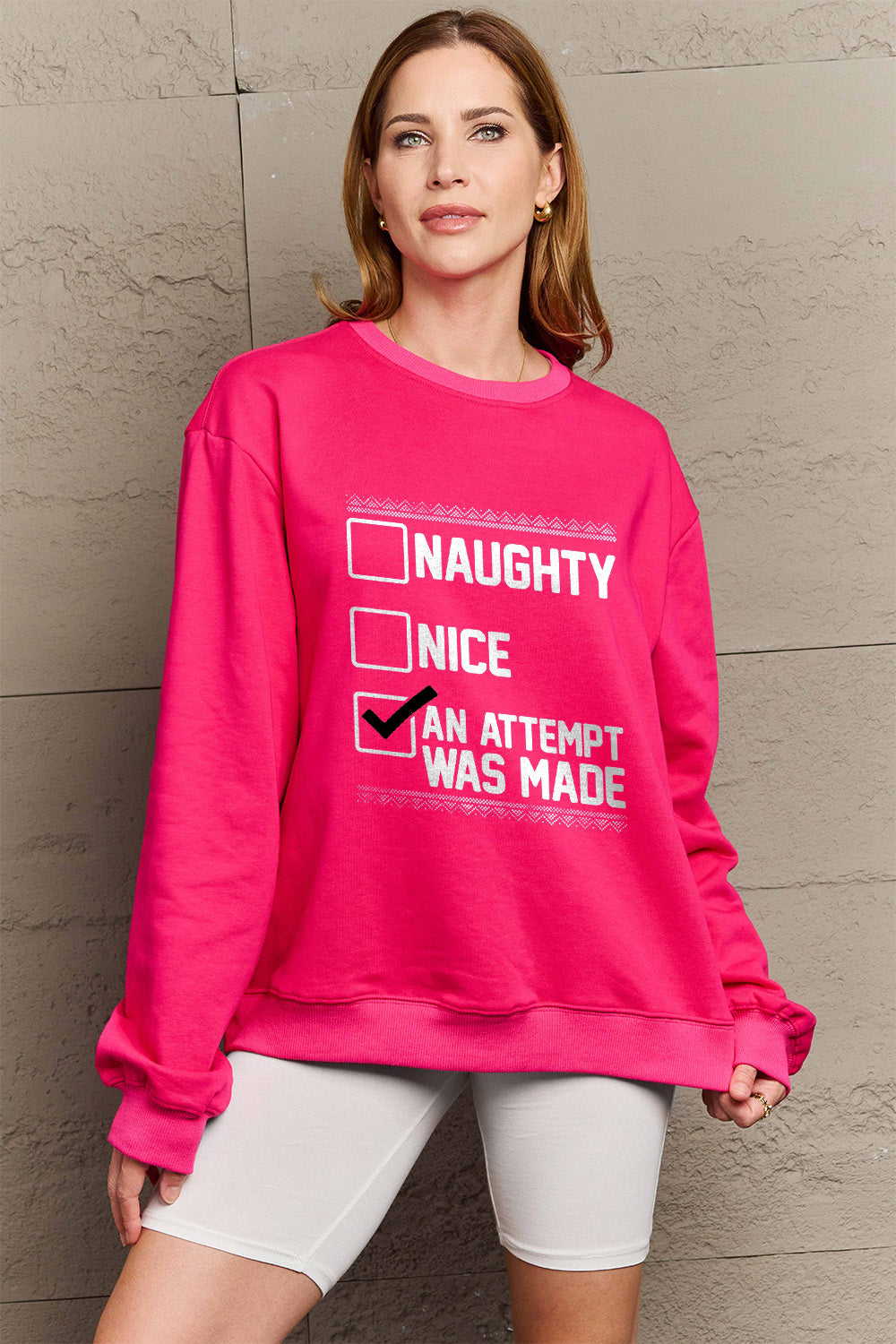 Simply Love Full Size Long Sleeve Sweatshirt