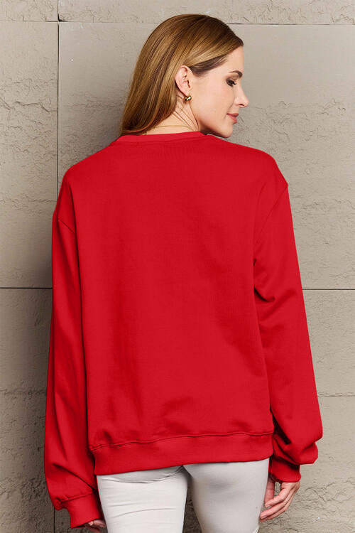 Simply Love Full Size Long Sleeve Sweatshirt