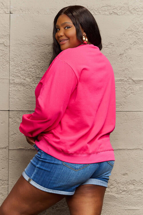 Simply Love Full Size Long Sleeve Sweatshirt